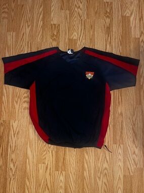 Cooperstown Dreams Park Authentic Navy Athletic Windbreaker Size Small